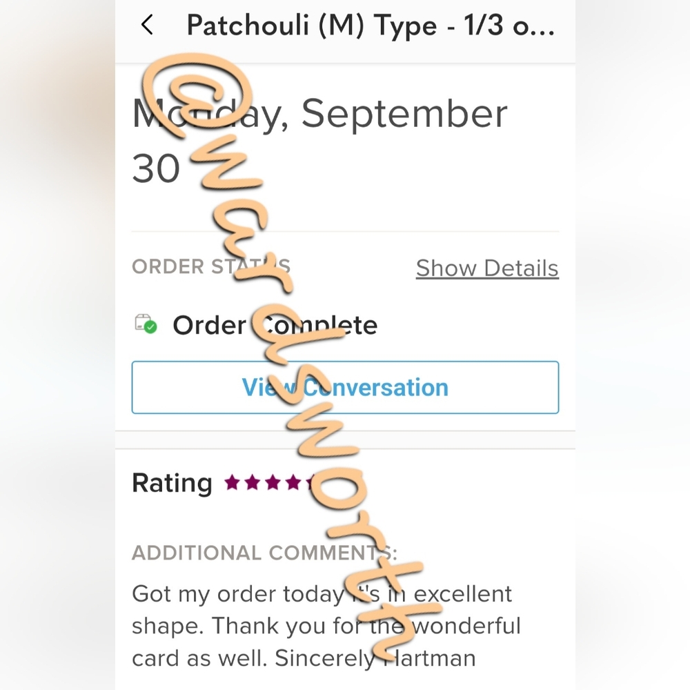Patchouli (M) Type - 1/3 oz. Scented Body Oil (3pk) - Picture 5 of 12